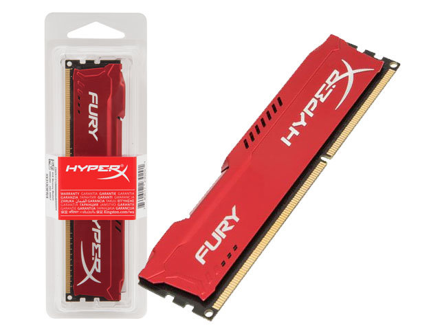  RAM PC Kingston 8G 1866MHZ DDR3 CL10 Dimm Fury Red-HX318C10FR/8 