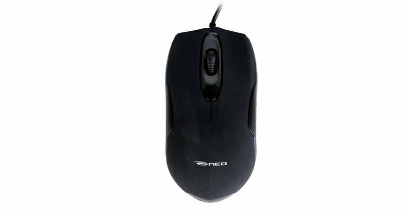 NEO KM101 Wired mouse black 618MC