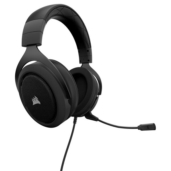 Corsair HS50 Stereo Gaming Headset — Carbon (CA-9011170-AP) _1118KT