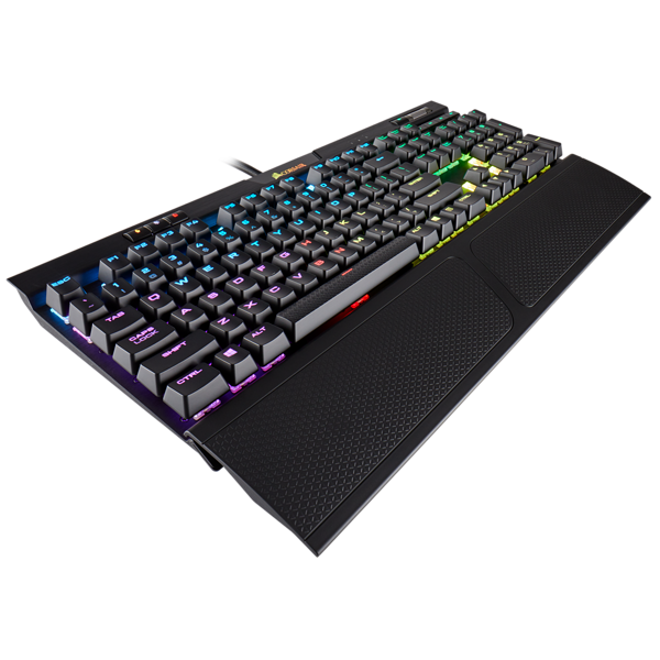 Gaming Keyboard Corsair K70 RGB MK.2 Mechanical — CHERRY&#174; MX Silent (CH-9109013-NA) _919KT