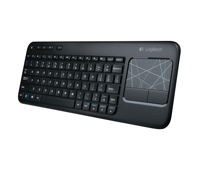 Logitech K400 Plus Wireless Touch Keyboard (Black) (920-007165)