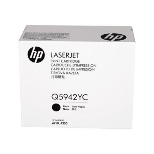 HP Optimized Yield Black Contract Original LaserJet Toner Cartridge Q5942YC 618EL