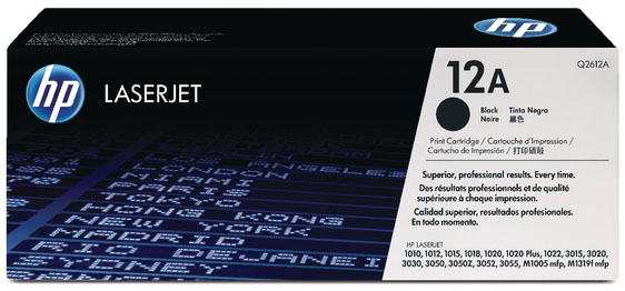 Mực In HP 12A Black Original LaserJet Toner Cartridge (Dual Pack) Q2612AD 618EL