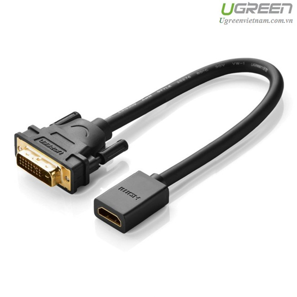 DVI Male to HDMI Female Adapter Cable Ugreen (20118) GK