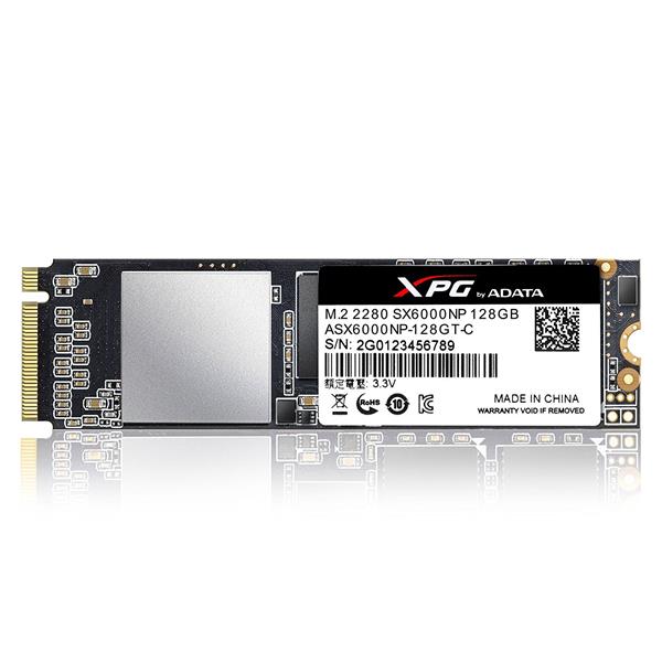 SSD ADATA XPG SX6000 128GB PCIe Gen3 x2 NVMe M2 2280
