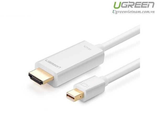 C&#225;p Mini Displayport to HDMI Male to Male Cable Support 4K*2K Ugreen CM155 (50286) GK