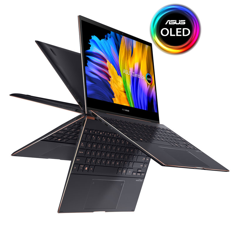 Laptop ASUS Zenbook Flip S UX371EA-HL725WS | Intel Core i7 - 1165G7 | 16GB | SSD 1TB | 13.3&quot; 4K - OLED - Touch | IR Camera | 0422D