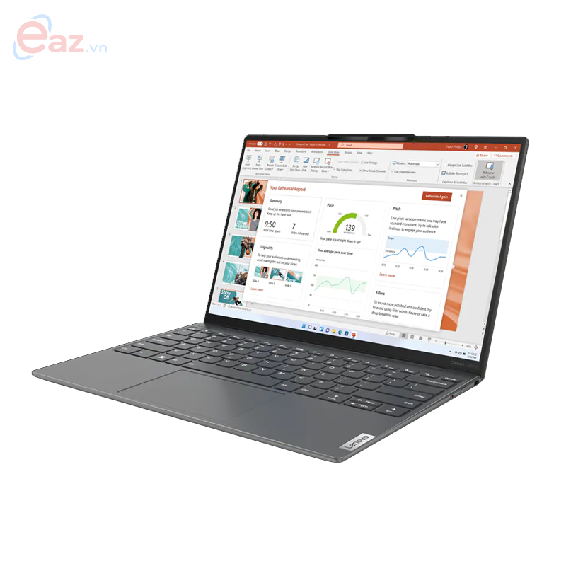 Laptop Lenovo Yoga Slim 7 Carbon 13IAP7 (82U90044VN) | Intel Core i5-1240P | 16GB | SSD 512GB 4.0 | 13.3&quot; 2.5K - IPS - 90Hz - 100% sRGB | Finger | LED Key | Win 11 | 0323D
