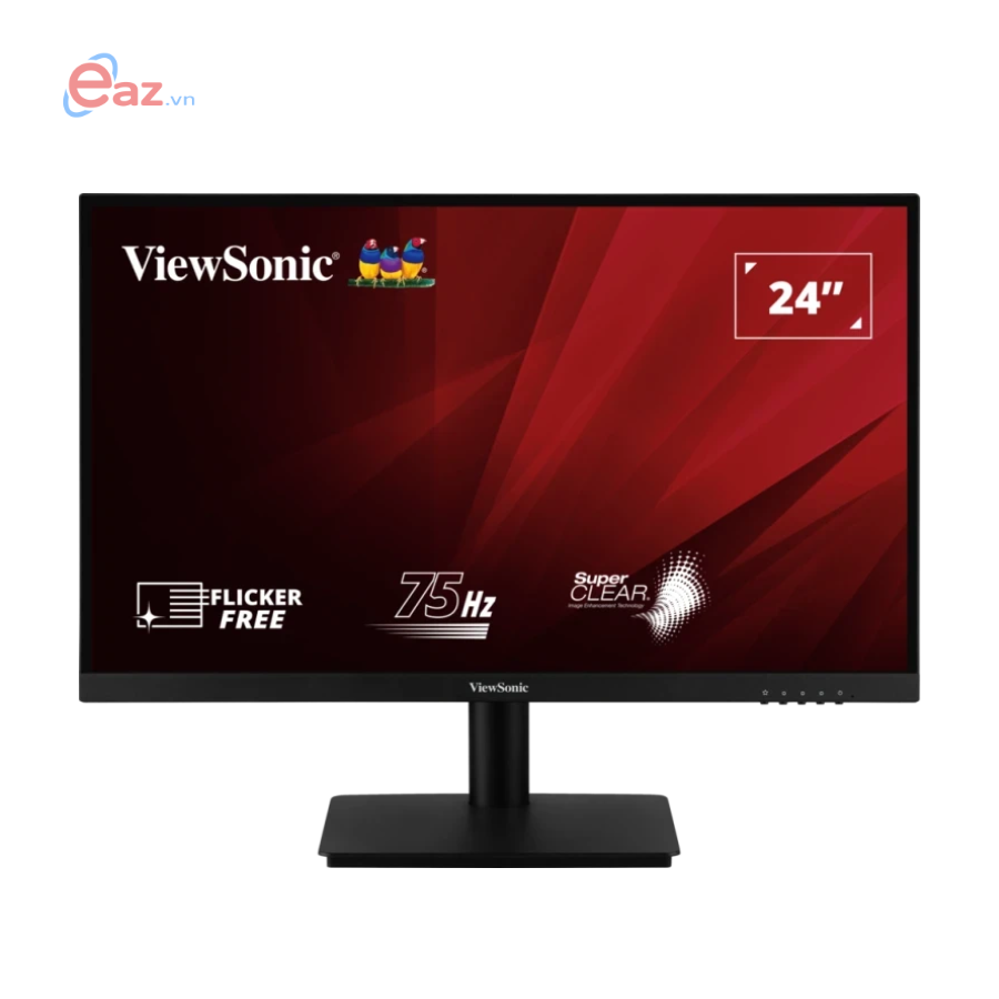 M&#224;n h&#236;nh LCD ViewSonic VA2406-H | 24 inch Full HD | 75Hz - 4ms | 104% sRGB | VGA | HDMI | 1223