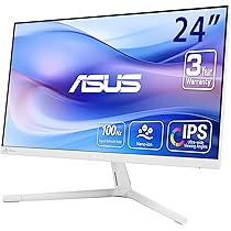 M&#224;n h&#236;nh m&#225;y t&#237;nh ASUS VU249HFI-W | 23.8&quot; | FHD | IPS | HDMI | 3.5 | 100HZ | 1MS | TRẮNG | 0325D