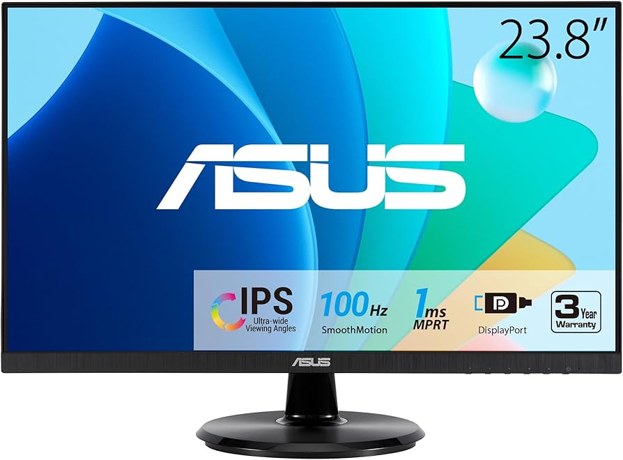 Màn hình LCD Asus VA24DQF | 23.8Inch | FHD | IPS | 100Hz | 1ms | 0325