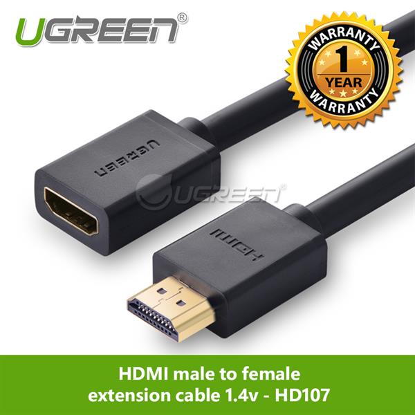 Ugreen HDMI extension cable 10140  1.4V full copper 19+1 0.5M GK