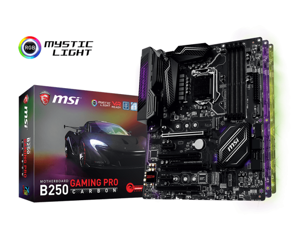 Msi B250m Gaming Pro Carbon Msi B250 Pro Msi Gaming Pro Mobo B250m  Mainboard Msi B250 Gaming Pro Carbon