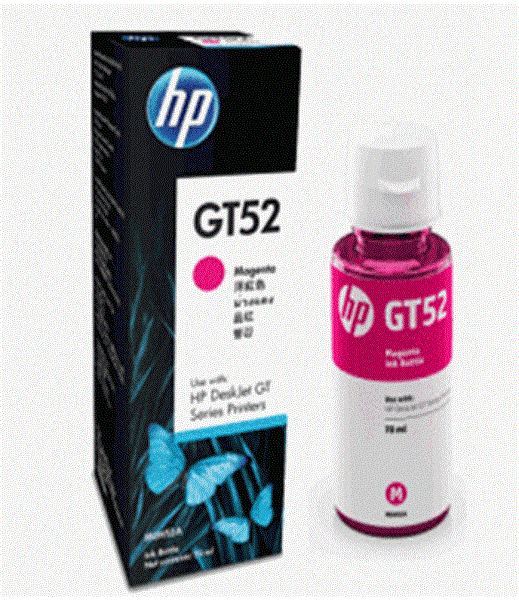 HP GT52 Magenta Original Ink Bottle M0H55AA 618EL