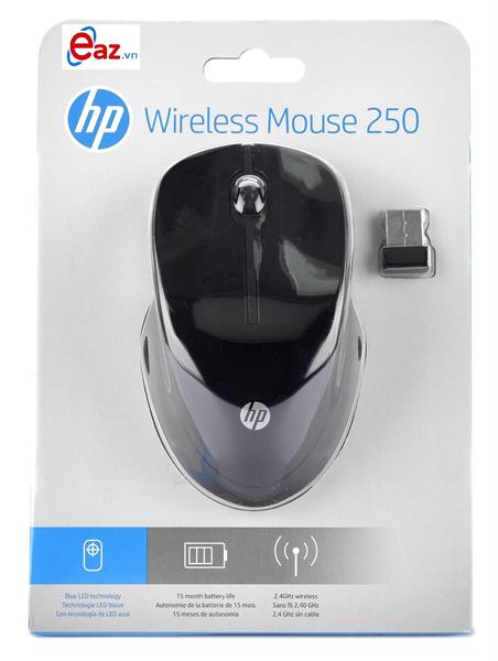 Chuột USB HP Wireless Mouse 250 (3FV67AA) H&#224;ng Ch&#237;nh H&#227;ng