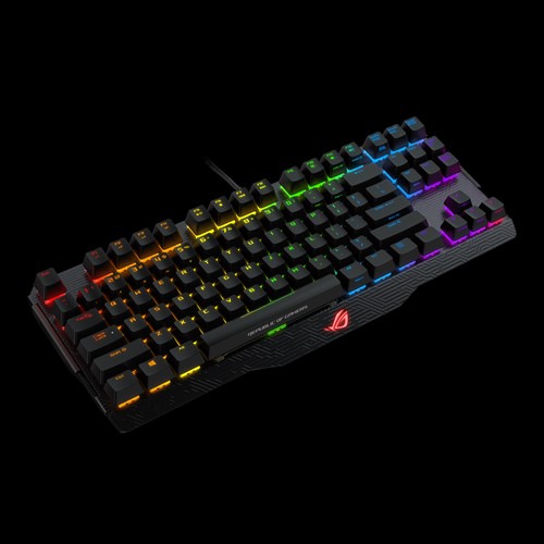 Gaming Keyboard Asus Rog Claymore Aura Sync Mechanical Cherry Switch Blue / Red (MA01) _919S