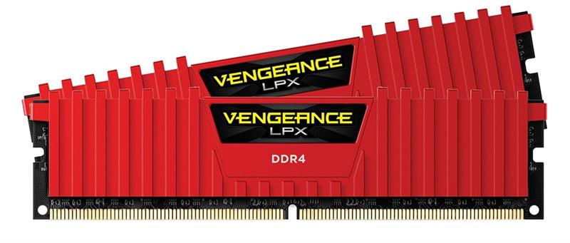 Corsair Ram Corsair Vengeance Lpx Red Red Cmk4gx4m1a2400c14r