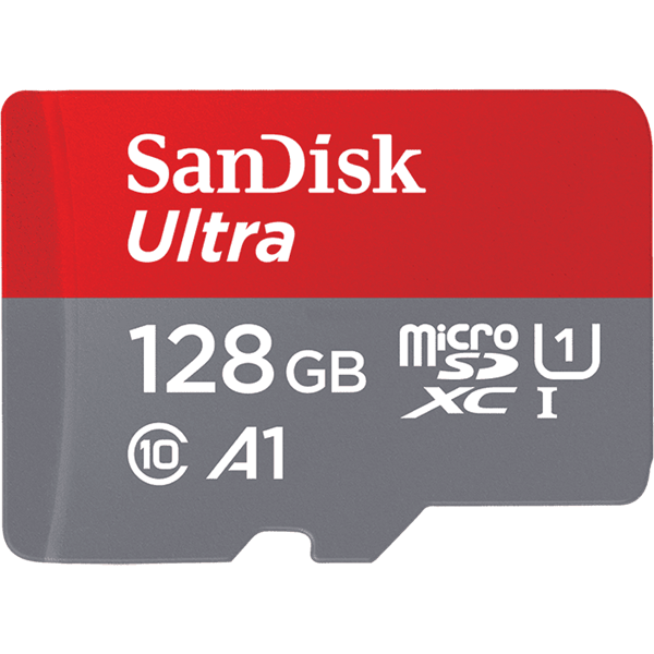 Thẻ nhớ SanDisk Ultra microSDXC | SDSQUNS-128G-GN6MN | C10 | UHS-1 | 80MB/s R | 4x6