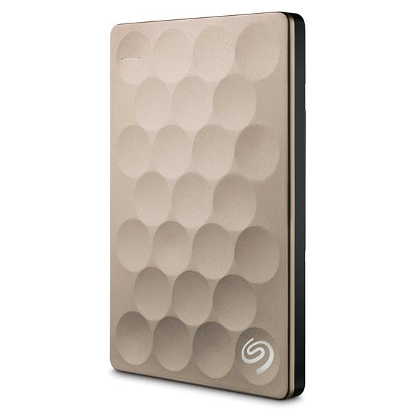 Seagate&#174; Backup Plus Portable Drive 1TB Ultra Slim Gold (STEH1000301) 618SG