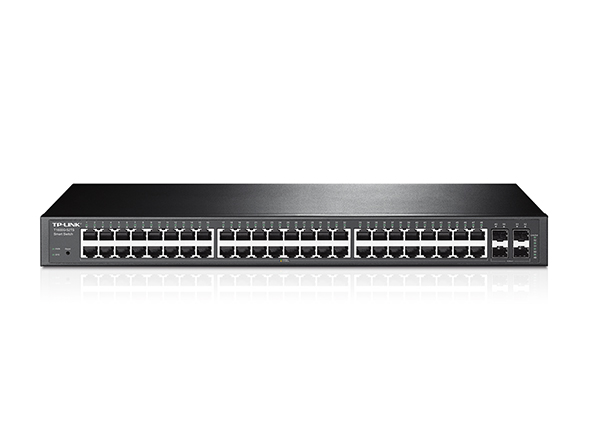 TP-Link T1600G-52TS(TL-SG2452) | JetStream 48-Port Gigabit Smart Switch with 4 SFP Slots 718F