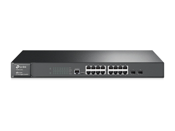 TP-Link T2600G-18TS(TL-SG3216) | etStream 16-Port Gigabit L2 Managed Switch with 2 SFP Slots 718F