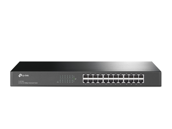 TP-Link TL-SF1024 | 24-Port 10/100Mbps Rackmount Switch 718F