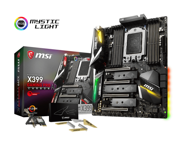 Msi x399 gaming pro carbon ac обзор