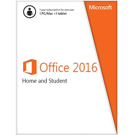 Office Home and Student 2016 Win English APAC EM Medialess (79G-04679)