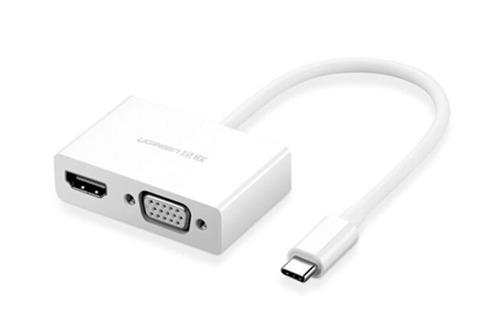 Ugreen USB-C to HDMI+VGA Converter Aluminum case 50317 GK